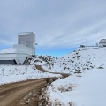 Vue sur l’Observatoire Vera Rubin, situé sur le mont Cerro Pachón au Chili
