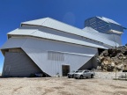 Vue rapprochée sur l’Observatoire Vera Rubin, situé sur le Cerro Pachón au Chili