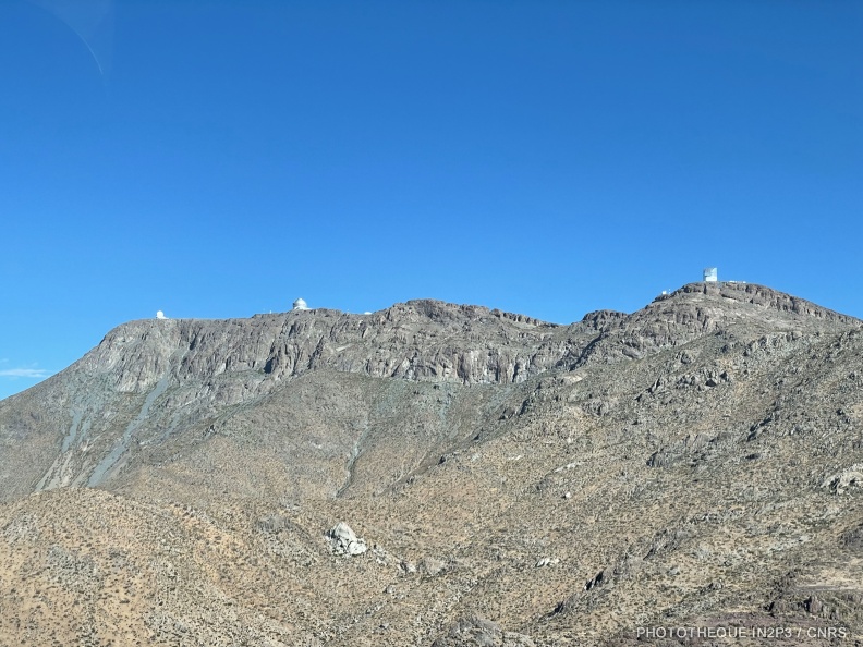 Vue sur le mont Cerro Pachón au Chili, situé à 2700 mètres d’altitude