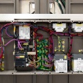 Vue sur l'électronique du loader
