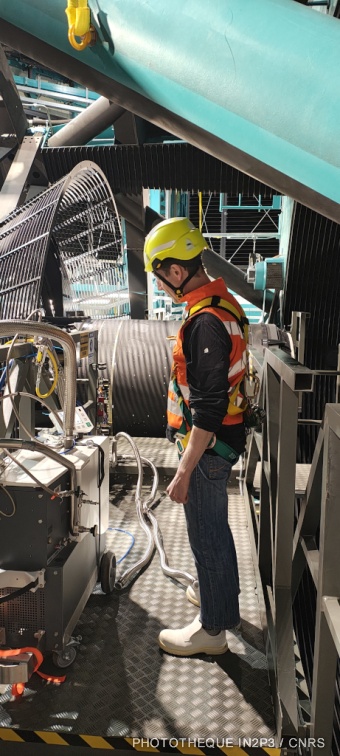 Bernard sur la plateforme en avril 2025