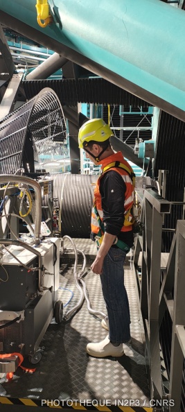 Bernard sur la plateforme en avril 2025