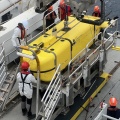 Vérification du robot autonome sous-marin par l’équipe de radioprotection