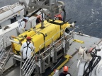 Vérification du robot autonome sous-marin par l’équipe de radioprotection
