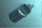 Fût photographié par l’AUV UlyX à 4700 m de profondeur